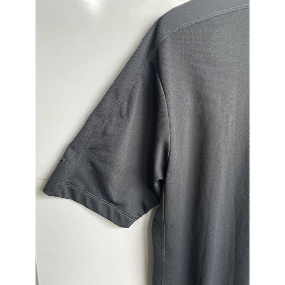 Nike Golf Dri-FIT Gray Polo with US AmeriBank Embroidered Left Chest Size Medium - Picture 7 of 10